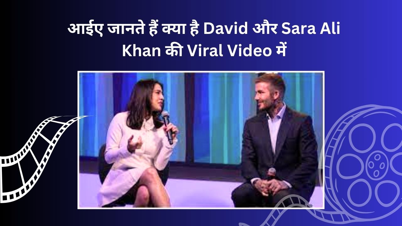 David Beckhan and sara ali khan viral video